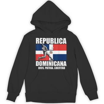 Dominicano Flag Rd Dominican Republic Baseball Bandera Hoodie - Thegiftio UK