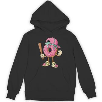 Donut Baseball Drip Hoodie | Mazezy
