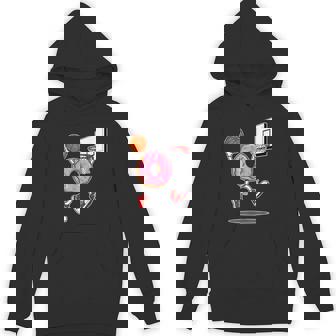 Donut Dunking Basketball Food Sports Hoodie | Mazezy