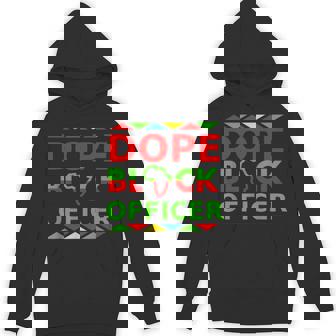 Dope Officer Proud Black Military Career Pride Petty Unisex Hoodie | Mazezy
