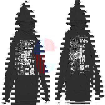 Dutch American Flag It’s In My DNA Netherlands USA Tank Top Unisex Hoodie | Mazezy