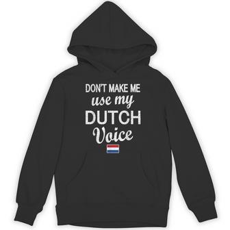 Dutch Voice Netherlands Flag Dutch Roots Unisex Hoodie | Mazezy