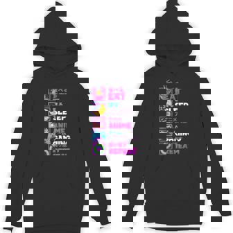 Eat Sleep Anime Gaming Repeat Kawaii Otaku Anime Manga Hoodie | Mazezy