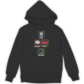 Eat Sleep Dandy Repeat Hoodie - Thegiftio UK