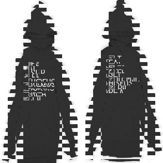 Eatleep House Music リピート Edm Lover Djハウスミュージック パーカー - Kawaiitshirt