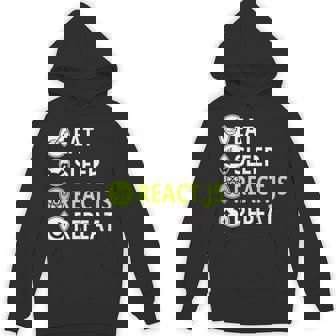 Eatleep ReactJs Repeat Javascriptプログラマー用 パーカー - Kawaiitshirt