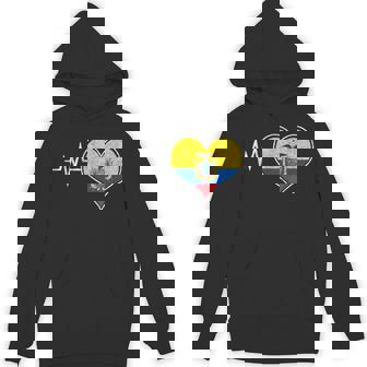 Ecuador Ecuadorian Flag Day Hispanic Heart Unisex Hoodie | Mazezy
