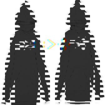 EDM Optical Illusion Equality Is Greater Than Division Tank Top Unisex Hoodie | Mazezy