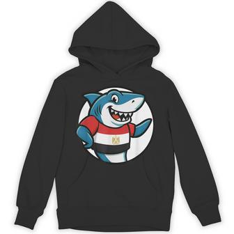Egypt Flag Shark Egyptian Unisex Hoodie | Mazezy