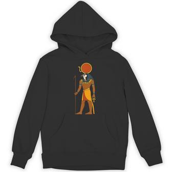 Egyptian Sun God Ra Falcon Headed Egypt Deity Unisex Hoodie | Mazezy