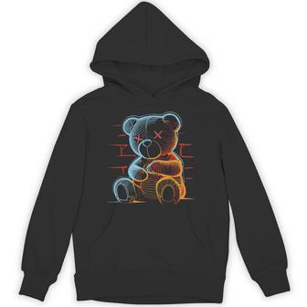 Evil Teddy Bear Streetwear Style Hoodie - Thegiftio UK