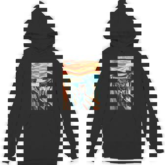 Expressionist Scream Squirrel Lovers Artistic Animal Lover Unisex Hoodie | Mazezy