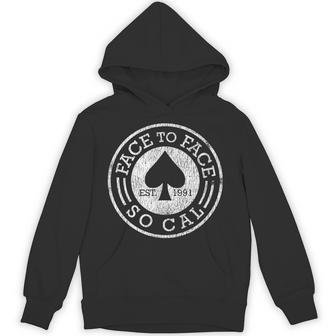Face To Vintage Retro Face So Cal Music Classic Hoodie | Mazezy