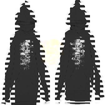 Fairy Grunge Fairycore Y2k Skulls Dainty Butterflies Gothic Hoodie | Mazezy