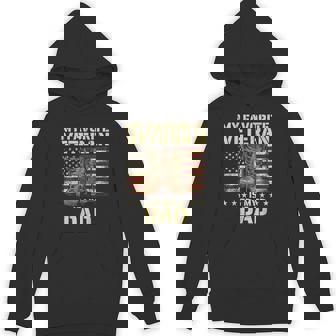 My Favorite Veteran Is My Dad Father Veterans Day Boots Flag Hoodie - Monsterry