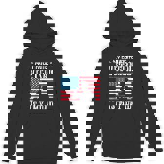 My Favorite Veteran Is My Dad Father Veterans Day Thank You Hoodie - Thegiftio