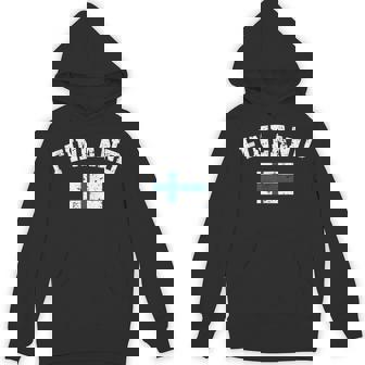 Finnish Flag Tourist Holiday Destination Finland Flag Tank Top Unisex Hoodie | Mazezy