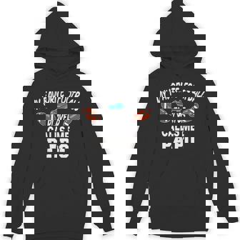 Football Dad Pride Papo Fan Sports Family Unisex Hoodie | Mazezy