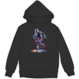 Football Drip Boy Youth Ice Cream Dripping Football Player Hoodie - Thegiftio UK