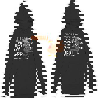 Football Turkey Nap Repeat Thanksgiving Dad & Family Game Unisex Hoodie | Mazezy