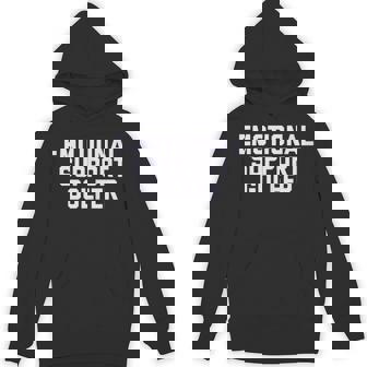 Fun Emotional Support Golfer Golf Therapy Joke Tank Top Unisex Hoodie | Mazezy