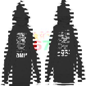 67 Six Seven Meme Brainrot 67 Christmas Squad 6 7 Hoodie | Mazezy