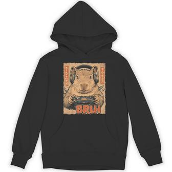 Capybara Bruh Video Games Japanese Anime Manga Kawaii Hoodie - Thegiftio