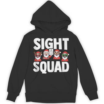 Christmas Optometrist Sight Squad Apparel Optometry Hoodie - Thegiftio UK