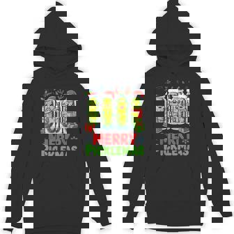 Christmas Pickle Humor Merry Picklemas Quote Vibes Hoodie - Thegiftio