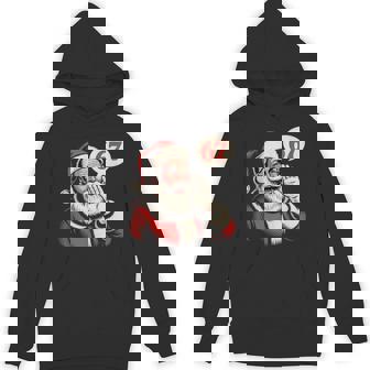 Christmas Six Seven 67 Meme Brainrot Santa Claus Boys Hoodie - Thegiftio