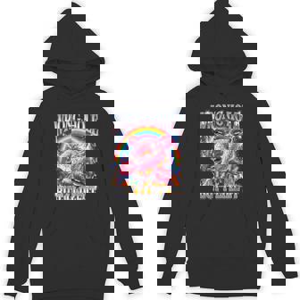 Donut Wrong Hole But I Like It Humor Party 90S Bootleg Hoodie - Monsterry