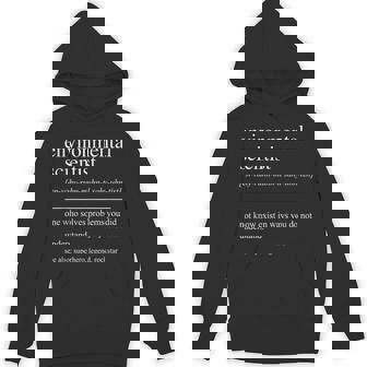 Environmental Scientist Definition Science Hoodie | Mazezy