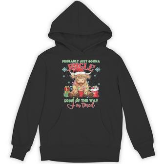 Just Gonna Jingle Some Of The Way I'm Tired Christmas Hoodie - Thegiftio UK