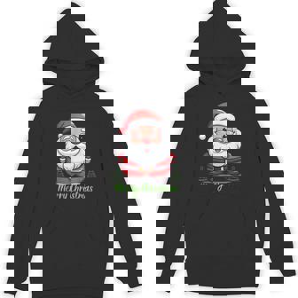 Santa Claus Face Merry Christmas Vintaget Hoodie - Thegiftio