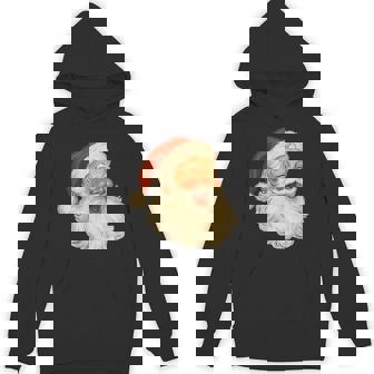 Santa Claus Merry Christmas Family Vintage Holiday Hoodie - Thegiftio