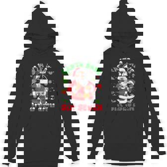 Santa Says Six Seven Merry Christmas 67 Santa Claus Hoodie - Thegiftio