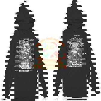 Santa's Tech Support Rebooting Christmas Computer Xmas Hoodie | Mazezy