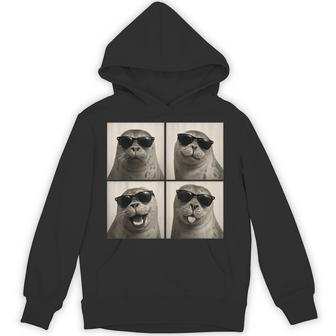 Seal Lover Cute Seal Photo Booth Hoodie - Thegiftio UK