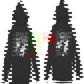 Six Seven 67 Meme 6 7 Christmas Elf Hand Boys Ns Hoodie - Thegiftio