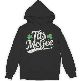 St Paddy's Patrick’S Day Joke Tits Mcgee Shenanigans Hoodie - Thegiftio UK
