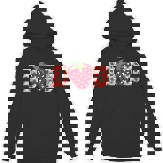 Strawberry Dad Fruit 1St Birthday Family Matching Hoodie | Seseable UK