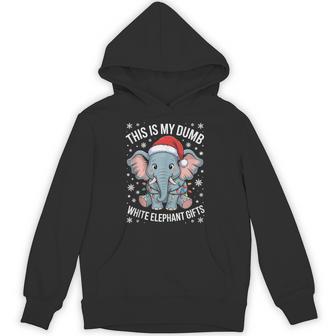 White Elephant For Adults Pjs Under 15 20 Hoodie - Thegiftio UK