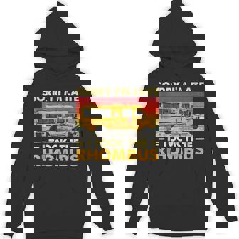 Geometry Math Bus Sorry I'm Late I Took The Rhombus Tank Top Unisex Hoodie | Mazezy