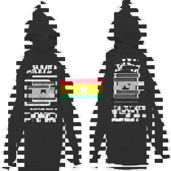 Ghana Flag Day Ghanaian Power Battery Unisex Hoodie | Mazezy