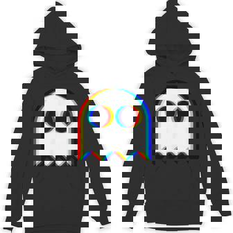 Glitch Ghost Retro Rave EDM House Music Festival Unisex Hoodie | Mazezy