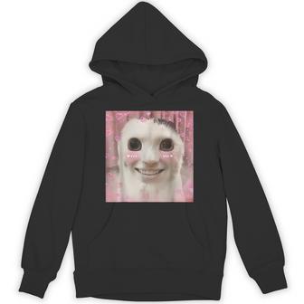 Goofy Ahh Cat Meme Dank Cursed Weirdcore Dank Meme Hoodie - Thegiftio UK