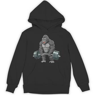 Gorilla Weightlifting Fitness Gym Training Bodybuilding Tank Top Unisex Hoodie | Mazezy
