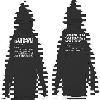 Grandpa-Man Like a Regular Grandpa Just With Superhero Skill Tank Top Unisex Hoodie | Mazezy