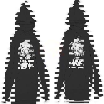 Great Pyrenees Nope Lazy Pet Cute Not Today Bored Hoodie - Thegiftio