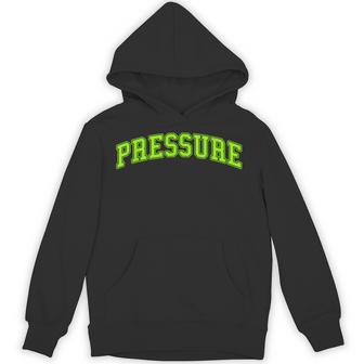 Green Pressure Green Color Graphic Hoodie - Thegiftio UK